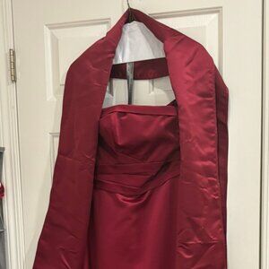 Formal Gorgeous Cranberry Gown